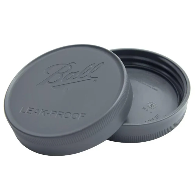 【Ball 梅森】Ball Leakproof Storage Lid 寬口/窄口 梅森罐專用防漏密封黑蓋 防漏蓋/塑膠蓋/密封罐/收納