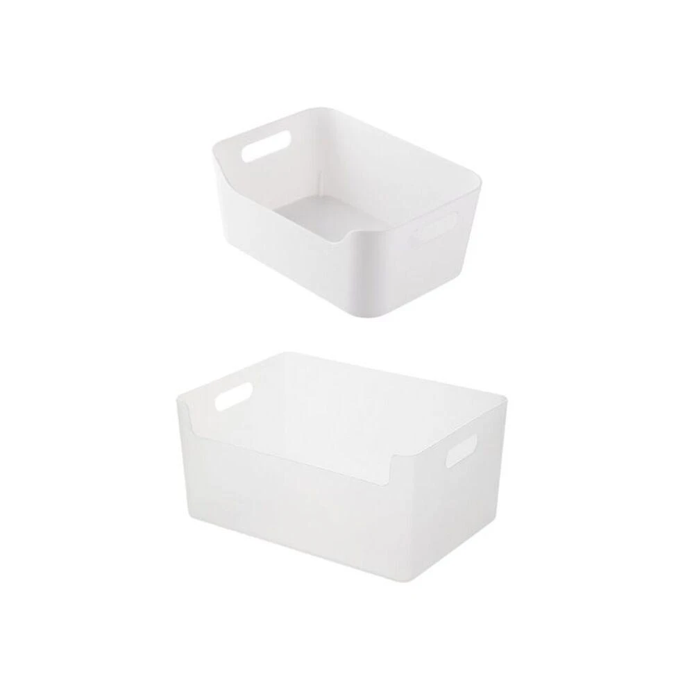 加厚日式收納盒 無印風 辦公室收納 文具收納 整理盒 收納籃 置物盒 簡約收納 雜物收納 抽屜收納盒