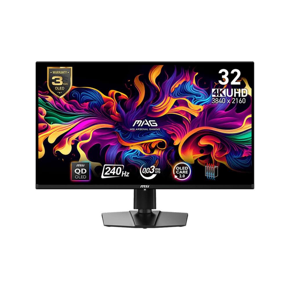 【MSI 微星】MAG 321UPX QD-OLED 電競螢幕 32型 4K OLED/ 240Hz /0.03ms