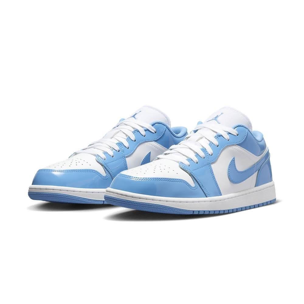 盈月① NIKE 耐吉】AIR JORDAN 1 LOW SE White Legend Blue GS 北卡藍大童