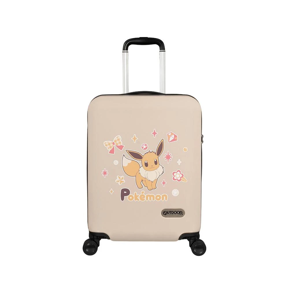 【OUTDOOR】寶可夢Pokemon-伊布20吋行李箱-奶茶色 /個 ODGO23F20BE