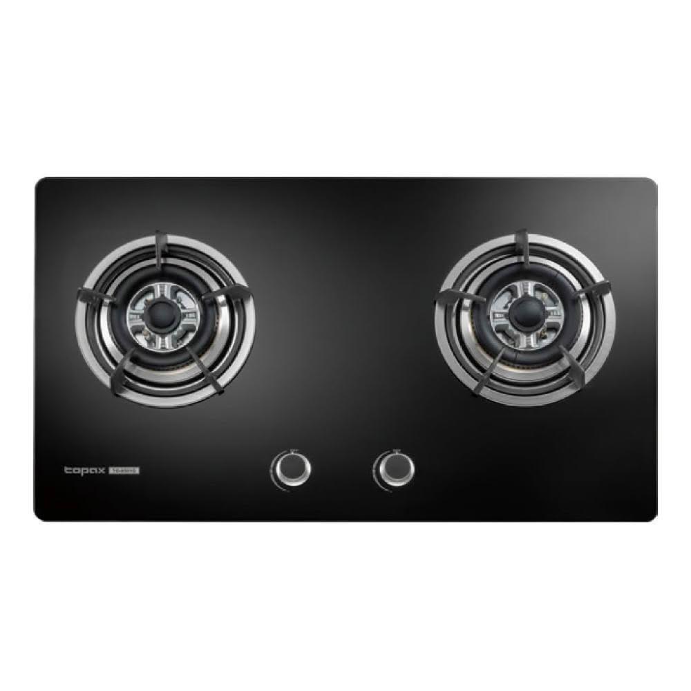 【莊頭北】TG-8501G 二口玻璃檯面爐 (含基本安裝)｜黑玻｜鑄鐵爐架｜瓦斯爐｜