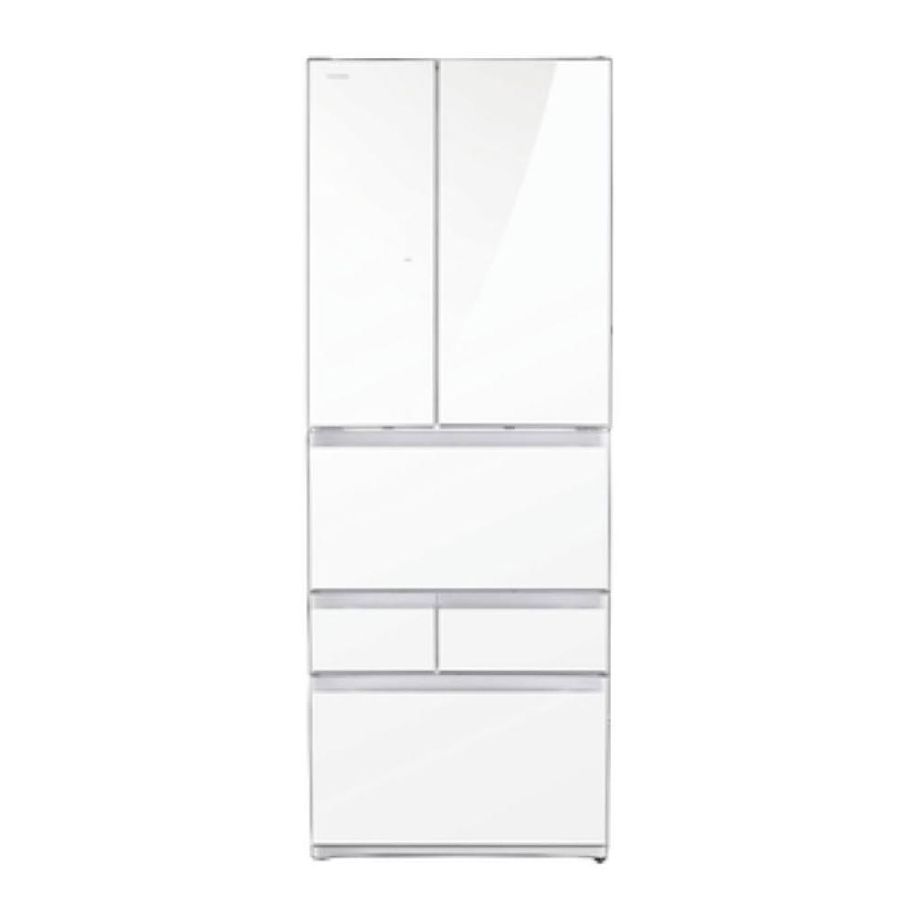 【TOSHIBA 東芝】GR-ZP600TFW(B5)【TOSHIBA東芝 】極光鏡面六門變頻冰箱 鏡面白(含基本安裝)