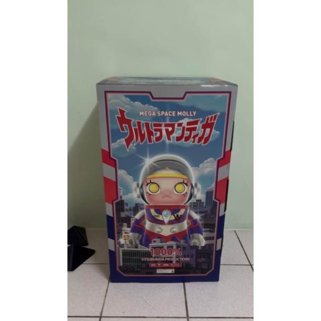 POPMART 泡泡瑪特】MEGA SPACE MOLLY x 迪迦奧特曼1000% 聯名限量款