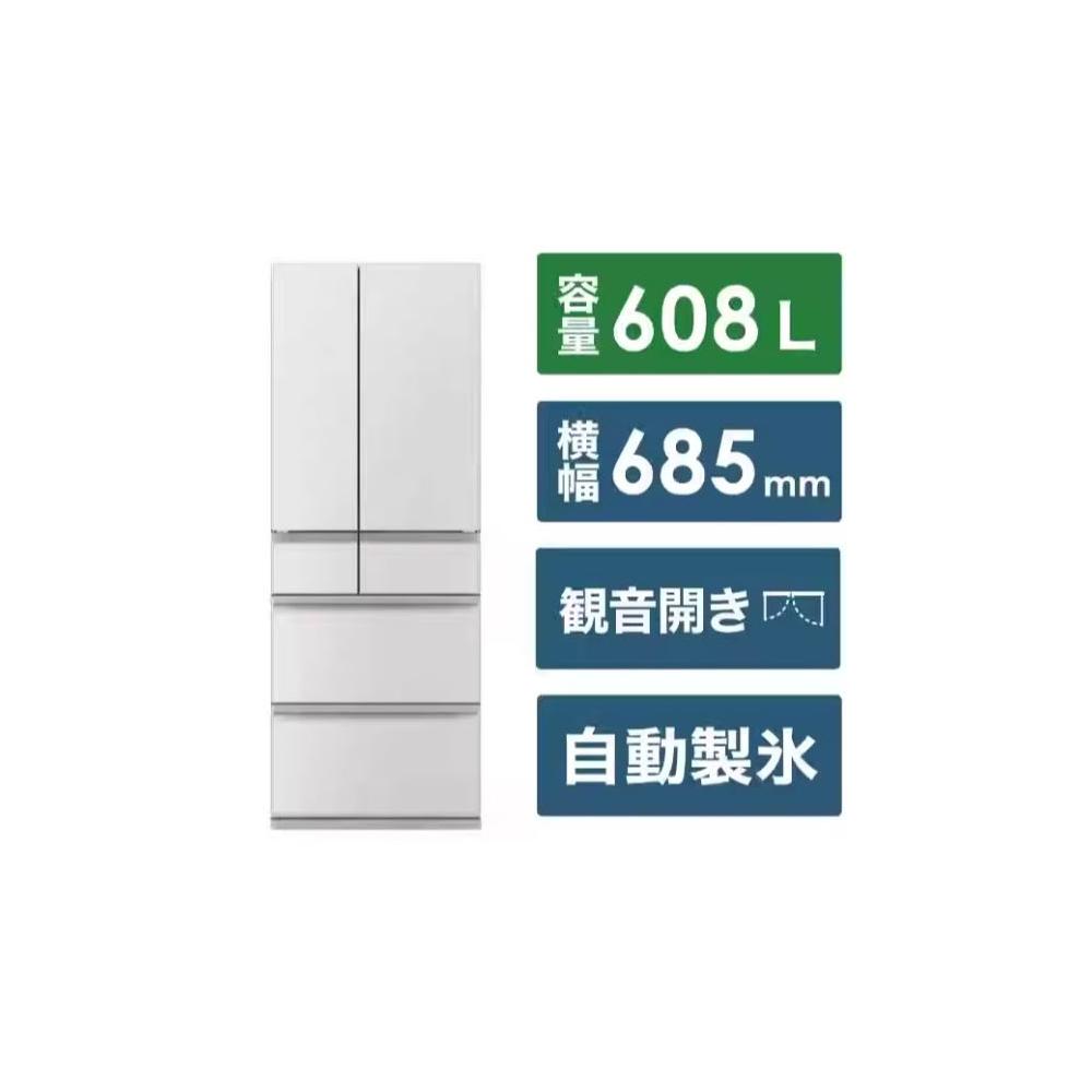 【MITSUBISHI 三菱電機】MR-WZ61K-W-C【MITSUBISHI 三菱】日本進口607公升六門變頻冰箱(含基本安裝)