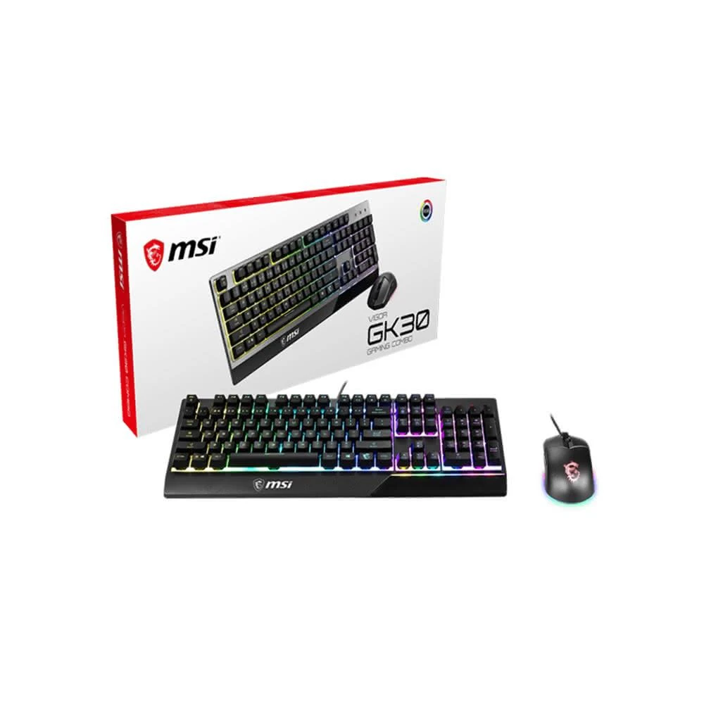 【MSI 微星】GK30 COMBO TC 電競鍵盤滑鼠組｜高效能組合｜快速反應