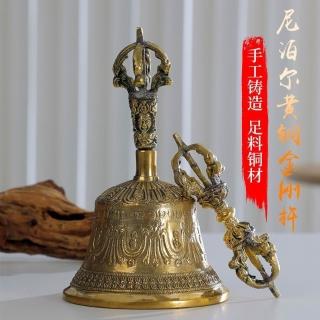 銅製 法器 手揺鈴 五股金剛密鈴 金剛杵銅鈴 装飾品 工芸品 置物 TP00078850001135_L_m.jpg