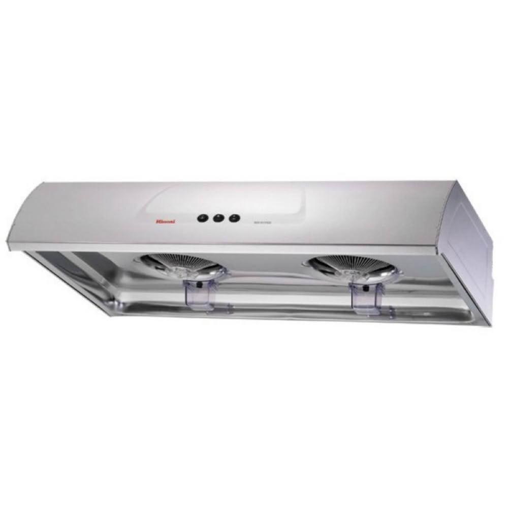 【林內】RH-9176S 圓弧式典雅輕巧排油煙機 (含基本安裝)|單層式|深罩式|一般型|90公分|雙渦輪|雙馬達|