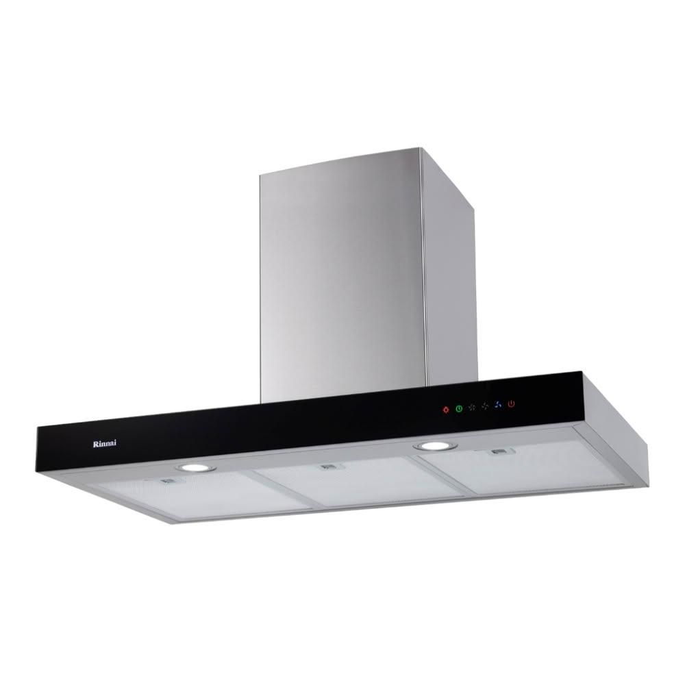 【林內】RH-9120 倒T式絕美設計高速馬達排油煙機 (含基本安裝)｜倒T式｜90公分｜3段風速｜低速靜音｜延遲關機｜易拆洗｜