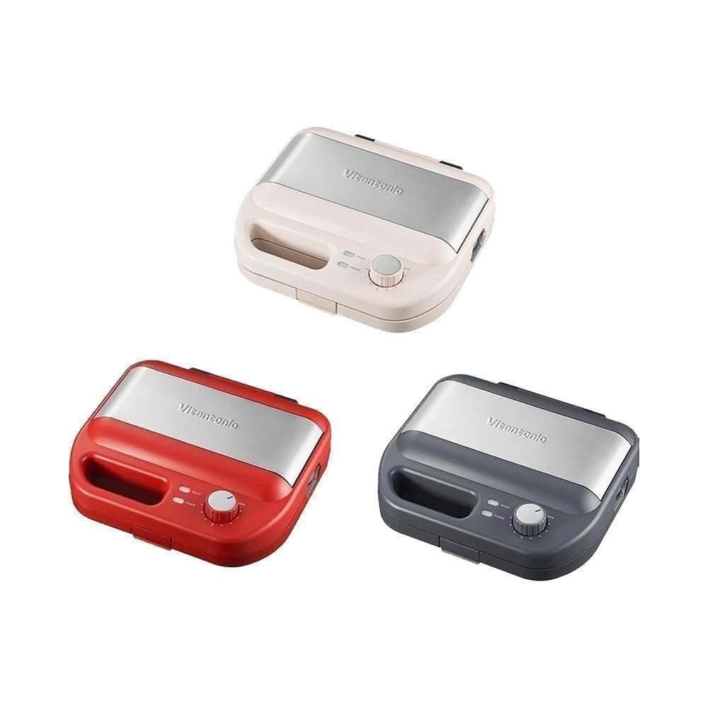 【Vitantonio】小V多功能計時鬆餅電烤盤 VWH-600 黑/白/紅 日版