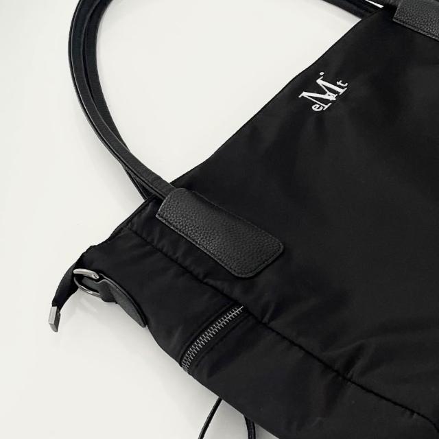 預購韓國MUCENT 4WAY SIGNATURE LOGO TOTE BAG 多功能托特包黑色
