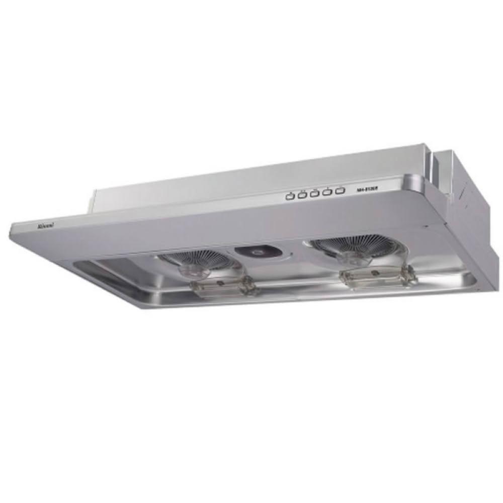 【林內】RH-8126E 隱藏式電熱除油排油煙機 (含基本安裝)|全隱藏式|80公分|雙渦輪|電熱除油|LED燈泡|延遲關機|