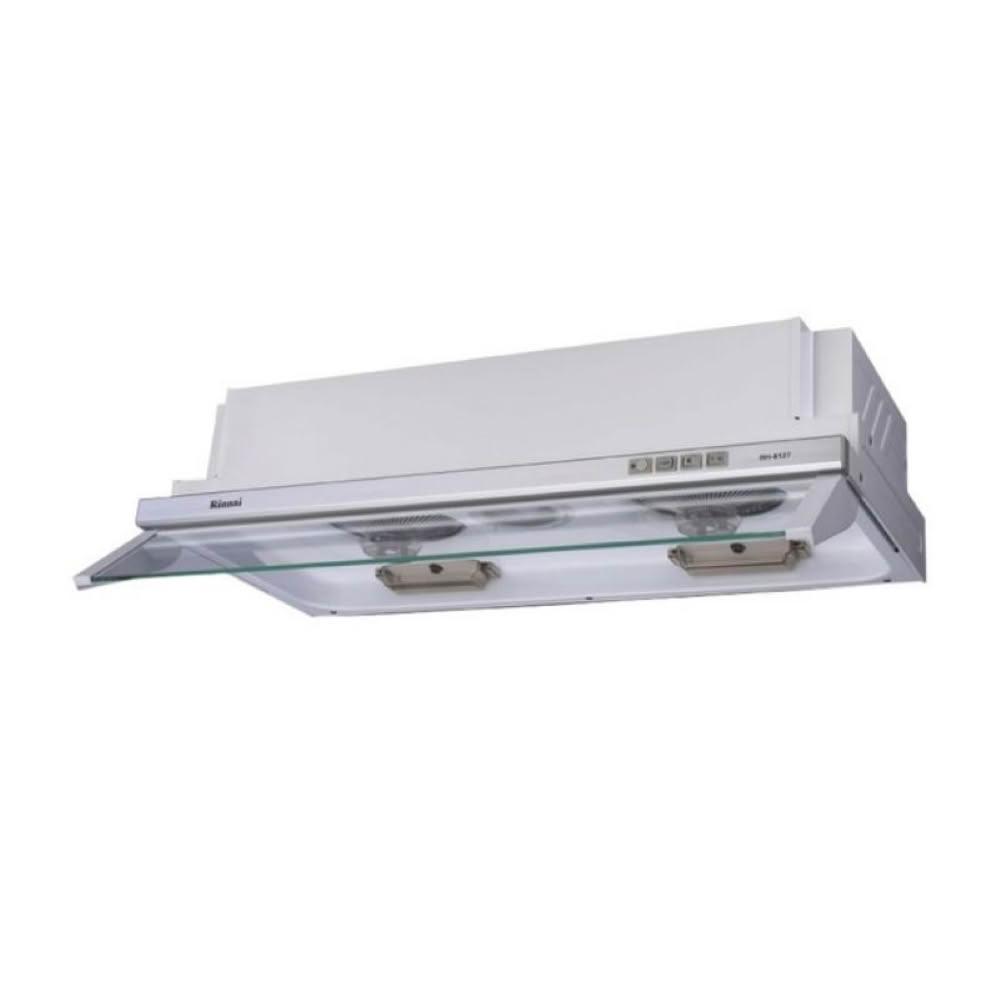 【林內】RH-8127 隱藏式超薄設計電熱除油排油煙機 (含基本安裝)｜全隱藏式｜80 公分｜雙渦輪｜電熱除油｜超薄型｜