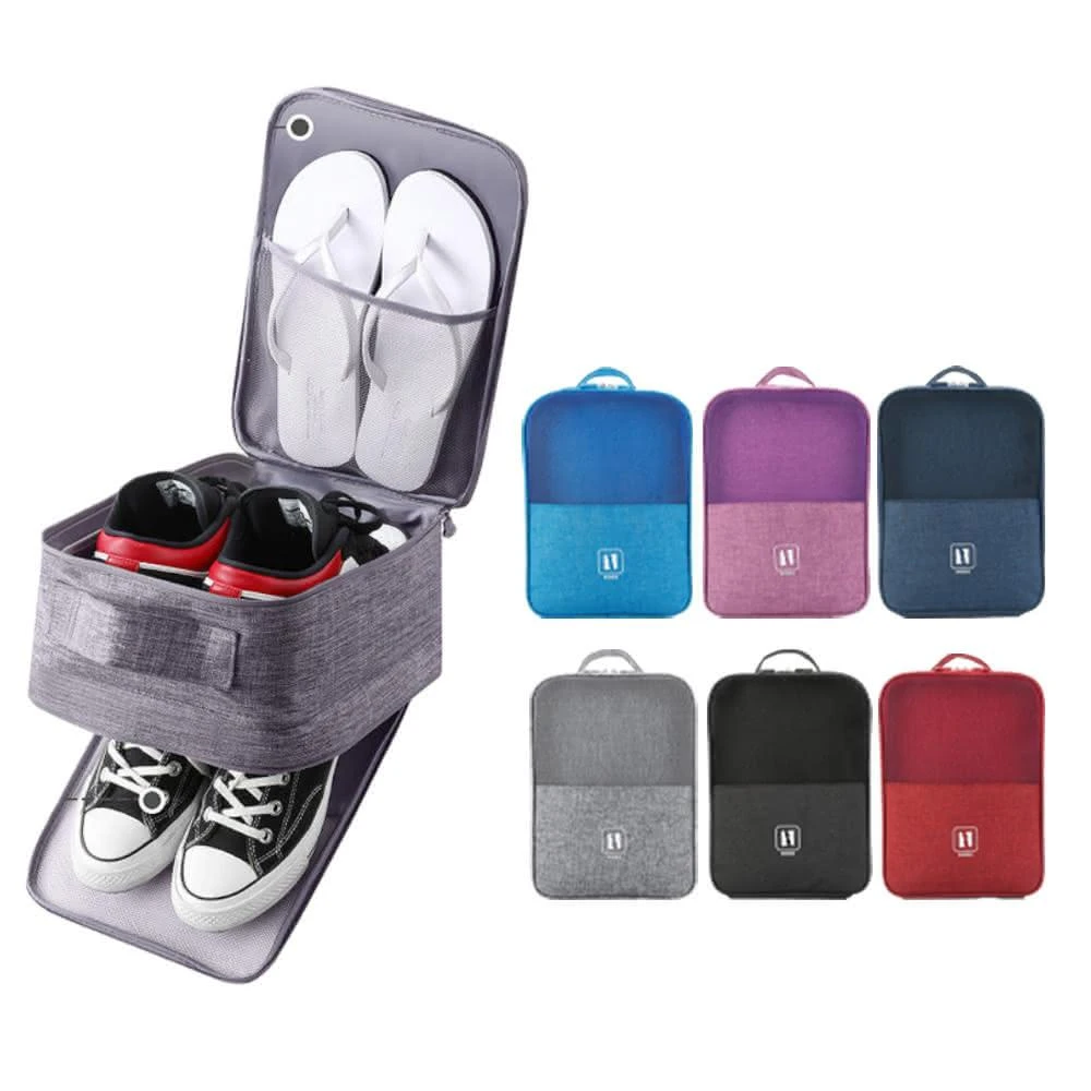【Her】大款 手提防水鞋包 收納袋 旅行鞋袋 行李鞋袋 手提鞋袋 收納包 旅行袋 旅行包 鞋袋 防塵鞋袋