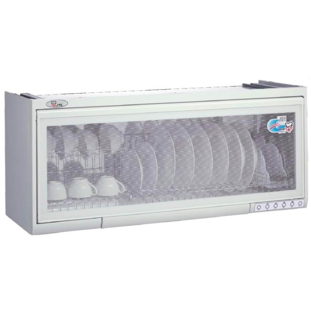 【喜特麗】JT-3791Q 懸掛式烘碗機 (含基本安裝)｜90公分｜臭氧殺菌｜塑膠筷架｜