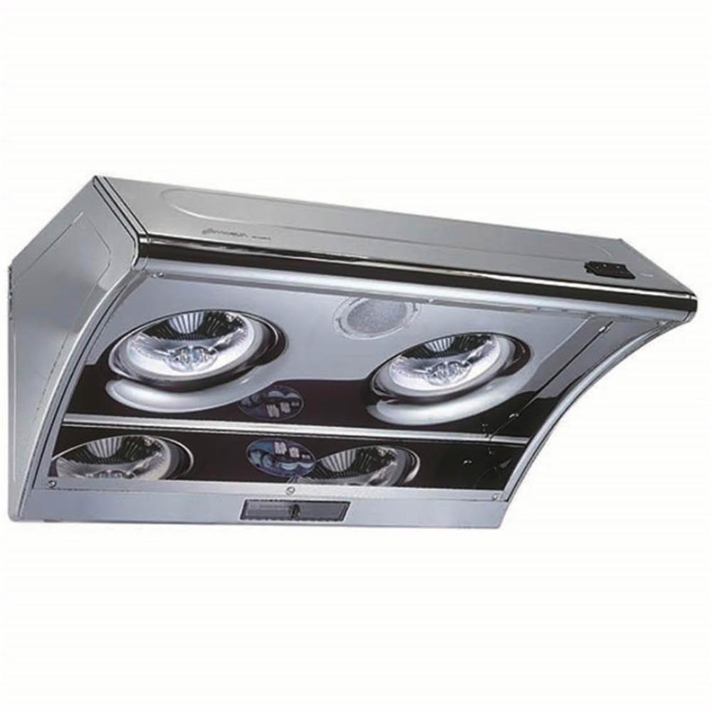 【豪山】VSA-9091S 斜背式抽油煙機 (含基本安裝)|90公分|雙渦輪|大吸風口|