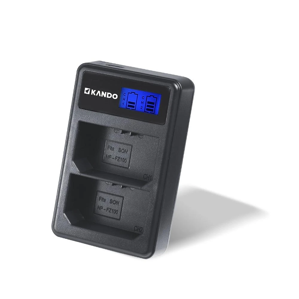 【KANDO】適用SONY NP-FZ100 相機配件 液晶充電器 電池 假電池 USB充電