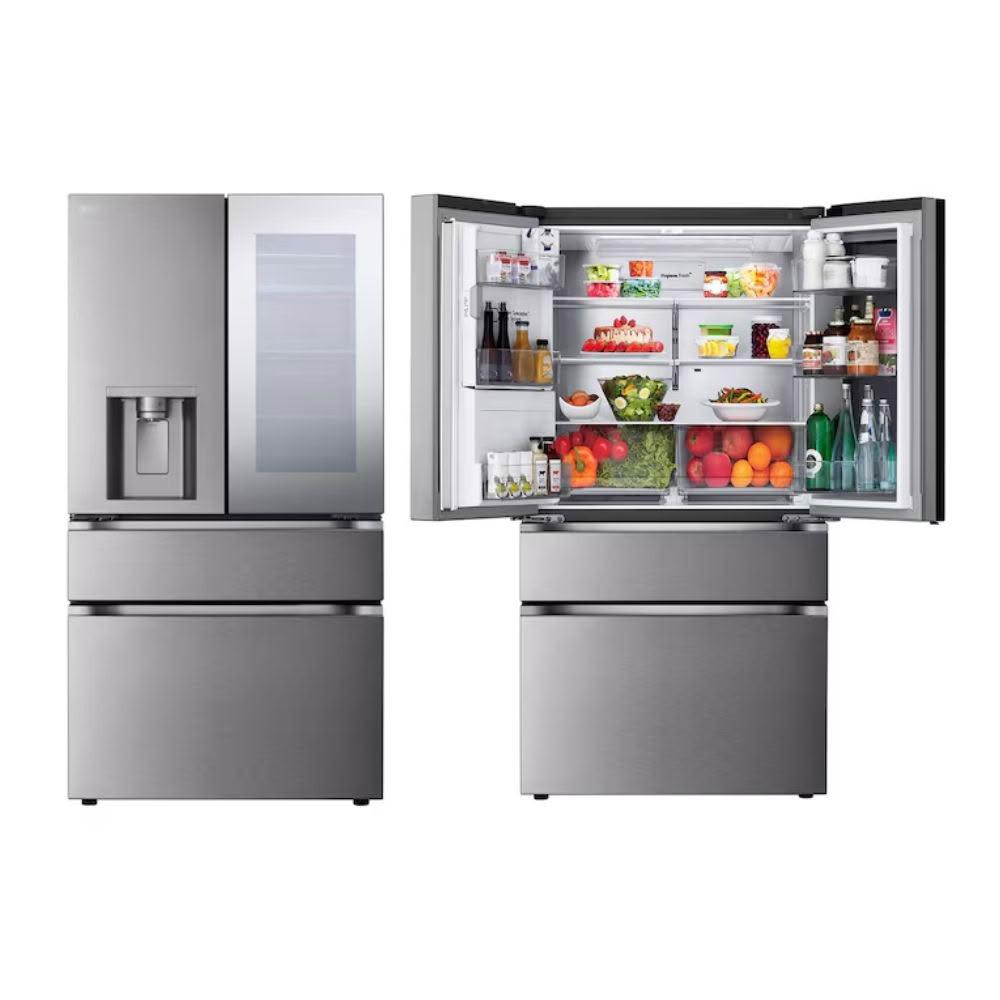 【LG 樂金】GR-AQC82BS 782公升 InstaView™敲敲看 門中門 冰球四門冰箱  星夜黑