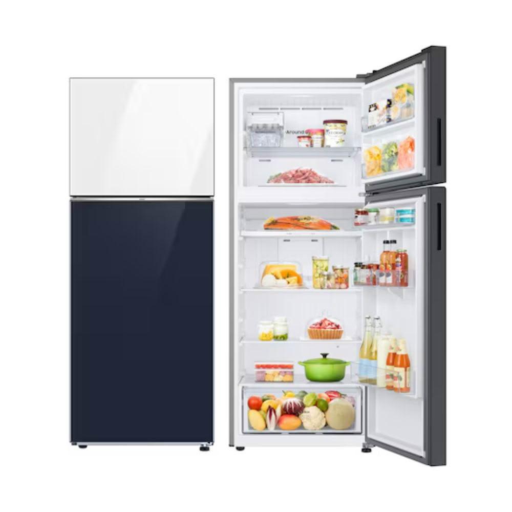 【Samsung 三星】RT47CB662A8ATW 466L 設計品味系列 環繞式氣流雙門冰箱 梔子白+永夜藍