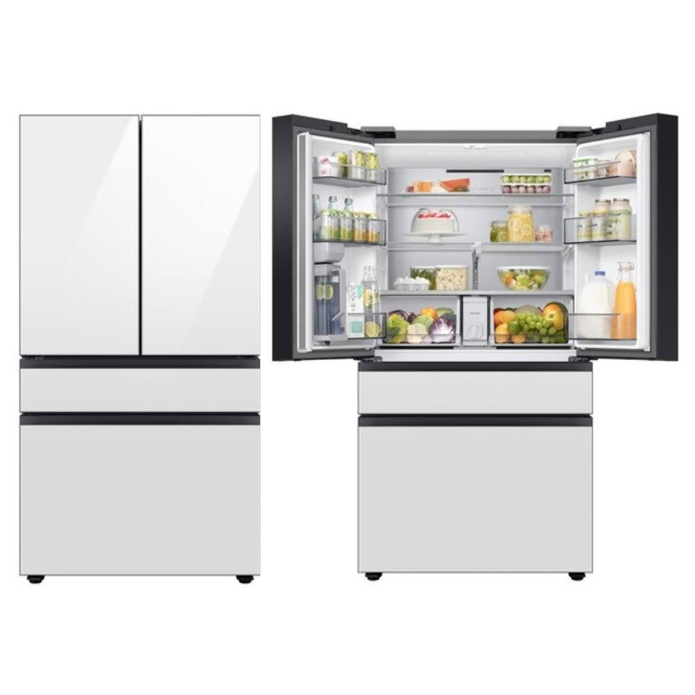 【Samsung 三星】RF23BB8200APTW 640L  設計品味系列 雙循環四門旗艦冰箱 自選門板色