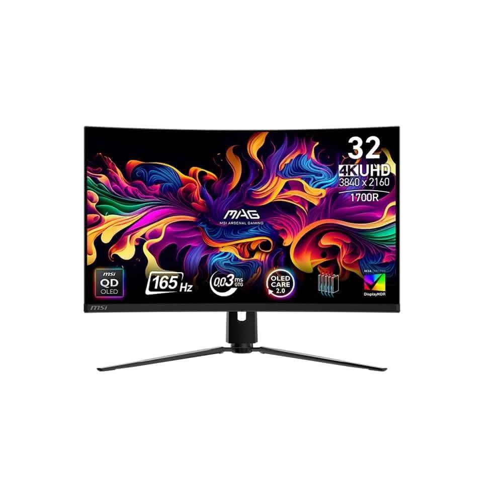 【MSI 微星】MSI 微星 MAG 321CUP QD-OLED 曲面電競螢幕 32吋 165Hz UHD 0.03ms HDR