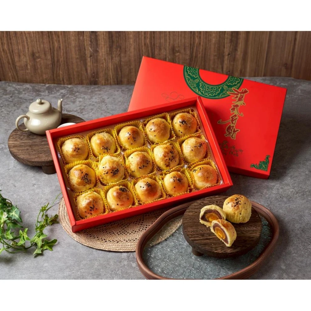 彰化-不二坊蛋黃酥15入禮盒裝(運送過程中難免碰撞，如不能接受者請勿下單)