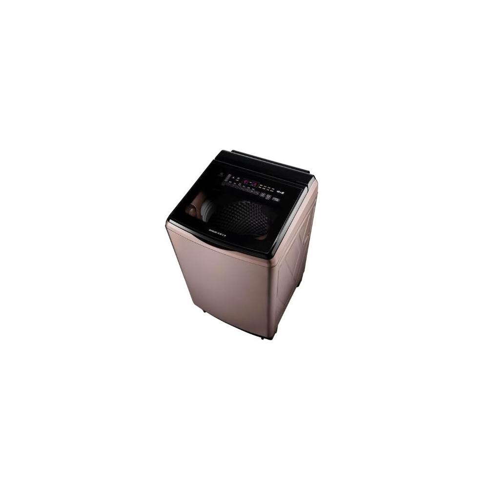  【SANLUX 臺灣三洋 SW-V19A】18KG 變頻超音波直立式洗衣機，採用DD直流變頻馬達，提供ECO節能感應功能與超音波洗淨技術，徹底清除汙漬。上蓋緩降設計安全便利，玫瑰金外觀時尚耐用。不銹鋼內槽、SUS430脫水槽，尺寸寬640x深675x高1060mm，適合大容量家庭使用。具節能標章、金級省水標章，臺灣製造，全機及馬達保固1年，含基本安裝服務。洗衣模式多樣，包括標準、汙髒、快速、毛毯、護嬰等，消費電力僅325W，高效省電。 
