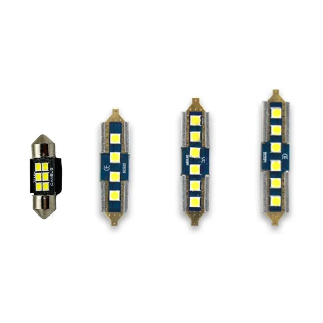 【SLO】LED 雙尖燈泡(CANBUS 全車系通用 閱讀燈 車內燈 室內燈 後備箱燈 車內照明燈 雙尖燈 雙尖)