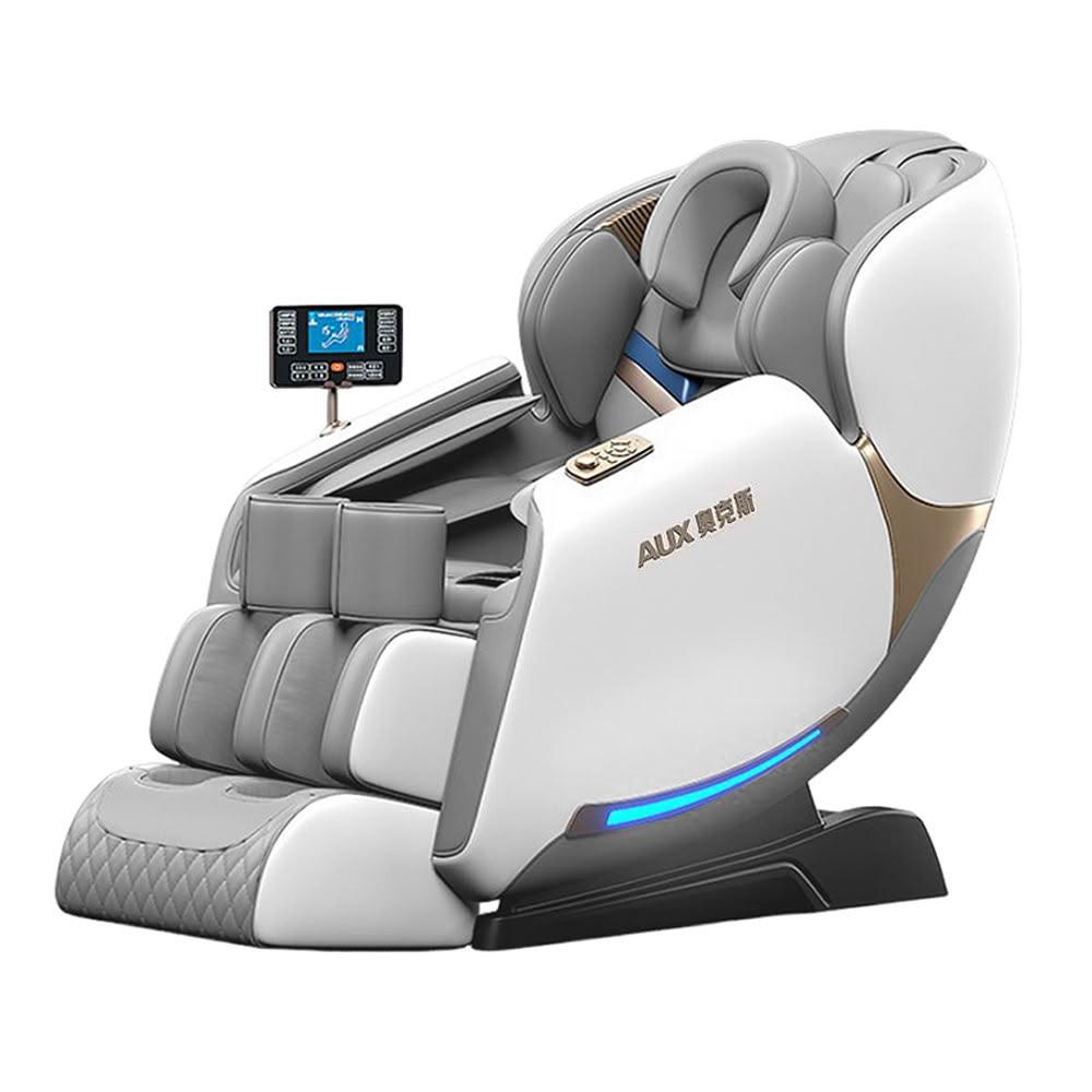 【宅造印象】至尊頂配AI智能語音按摩椅 仿真人按摩揉捏/捶背/遊走 極致灰