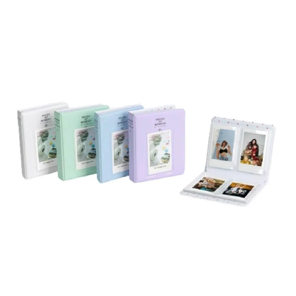 拍立得 instax mini 底片相簿｜純色皮革相簿｜可收納64張相片｜適用照片尺寸 86x54mm