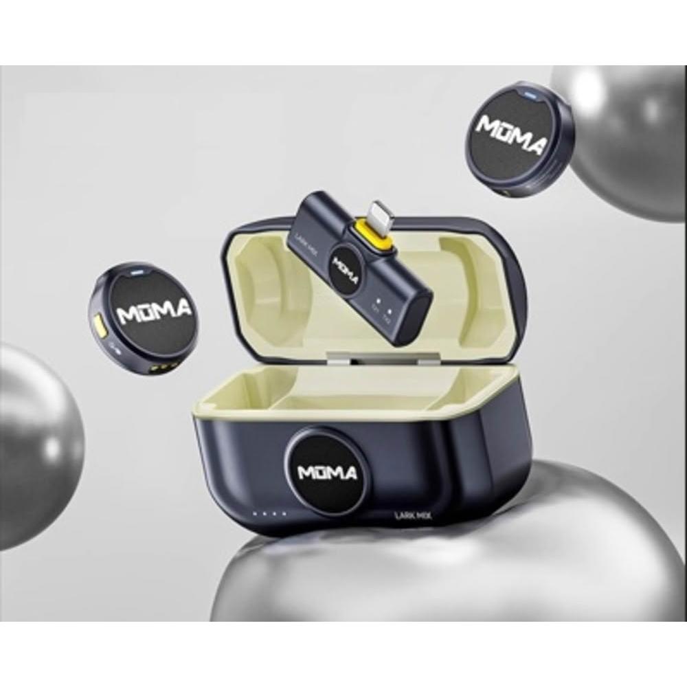 MOMA】MOMA猛瑪Lark MIX 無線鈕扣麥克風｜領夾設計｜高靈敏收音｜適用