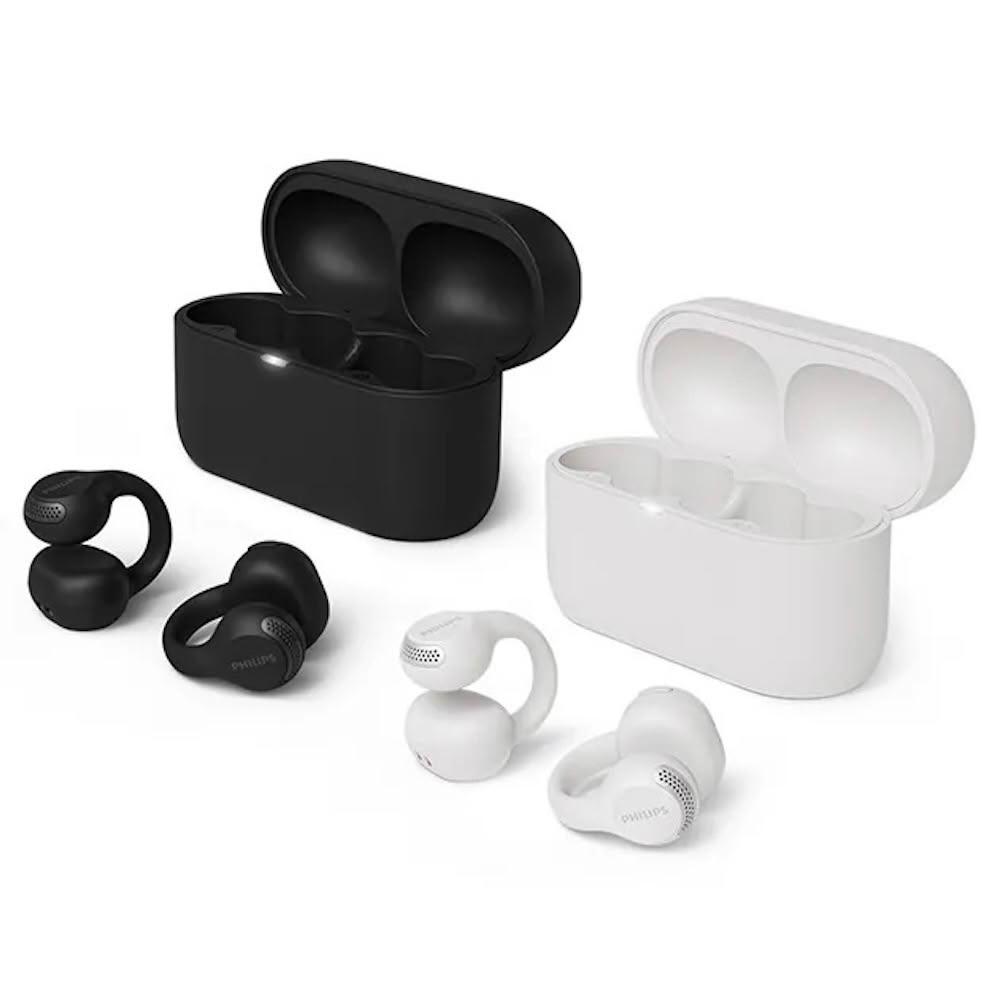 【Philips 飛利浦】耳夾式真無線藍牙耳機|TAQ2000|Hi-Fi音質|AI智能降噪 IPX4防潑水 快充15分鐘 耳夾式耳機