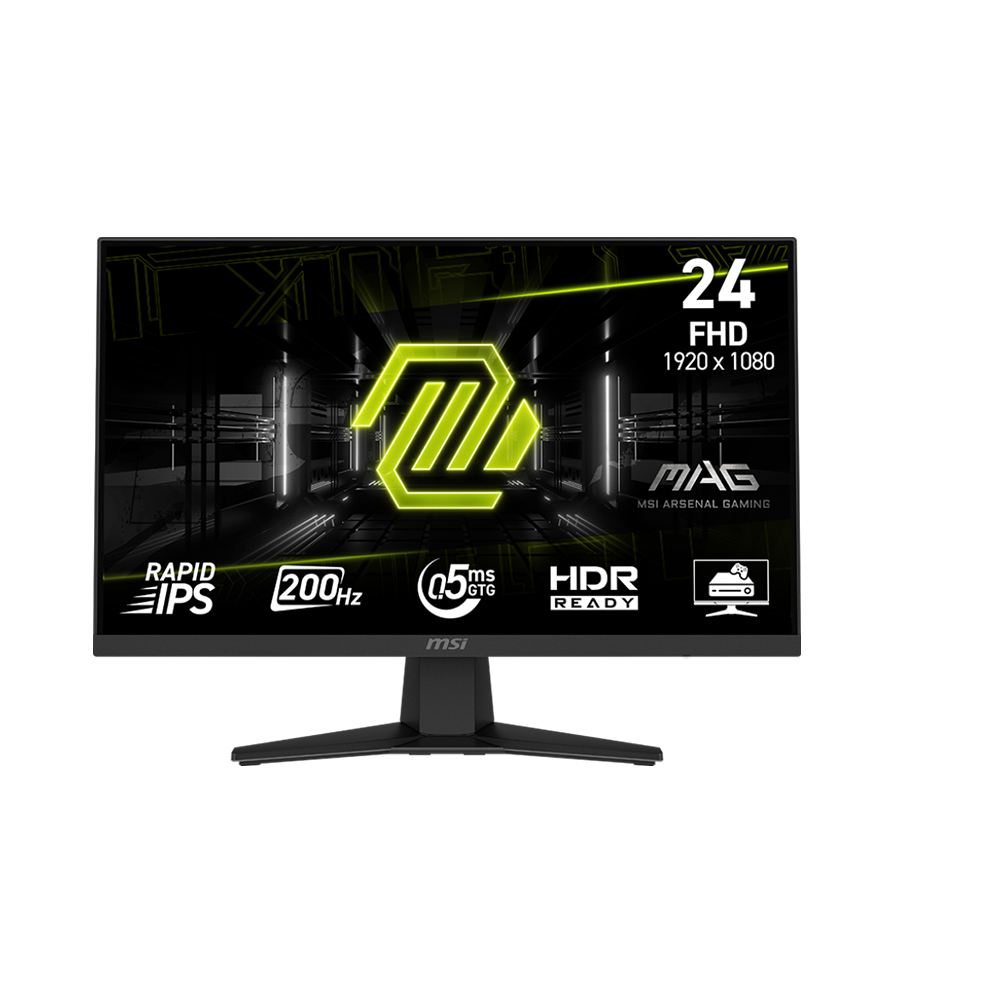 【MSI 微星】MSI 微星 MAG 244F 電競螢幕 24吋 200Hz FHD 0.5ms IPS HDR 電腦螢幕