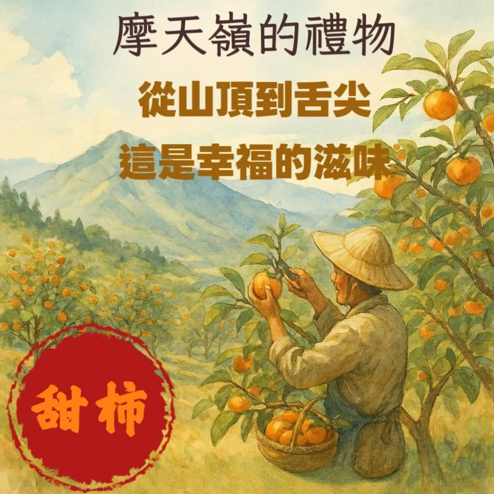 農創小舖📢高山甜柿 摩天嶺 拉拉山  5A8粒裝 7A6粒裝 8~9A5粒裝 8A10粒裝 免運 常溫配送