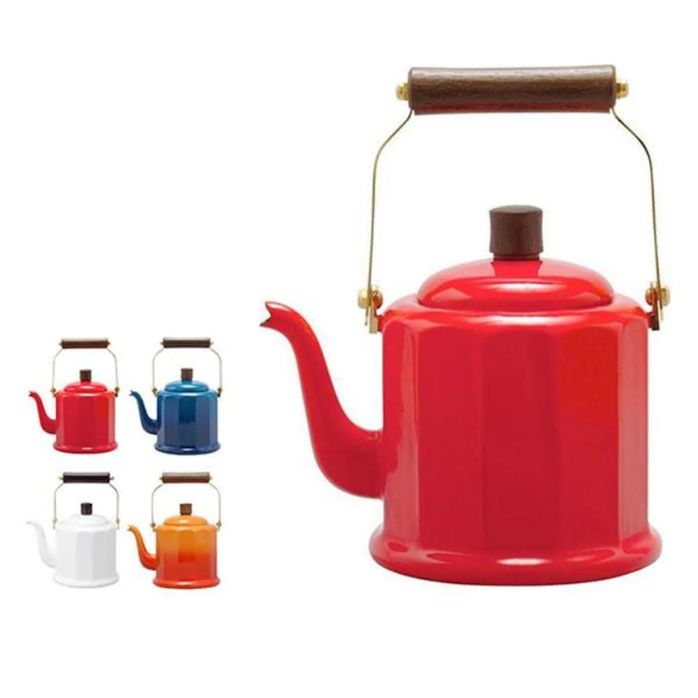 【日本 野田琺瑯】 NODA HORO 經典煮水壺 茶壺 2L