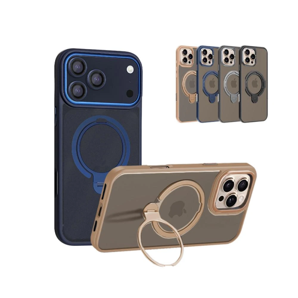 【貼膜達人】Apple 360度 雙環磁吸 支架手機殼 防摔殼適用 iPhone 17 16 15 14 13 Pro Max