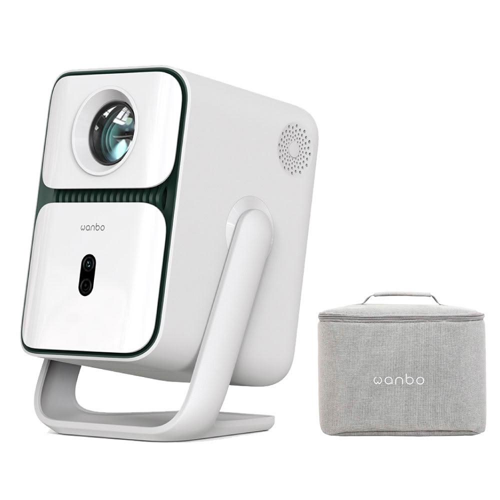 【Wanbo 萬播】萬播 旋轉智慧投影機 T2 Ultra(120度可調角度/Android TV 11 /500ANSI流明/1080P)