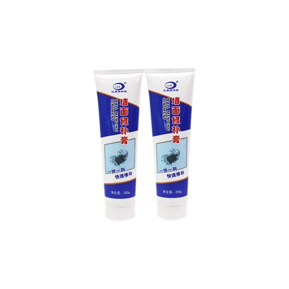 牆面修補膏-附尖嘴及刮板  居家用牆壁補牆膏 防水修補劑 牆面破損裂開畫痕釘☆豪麥網☆
