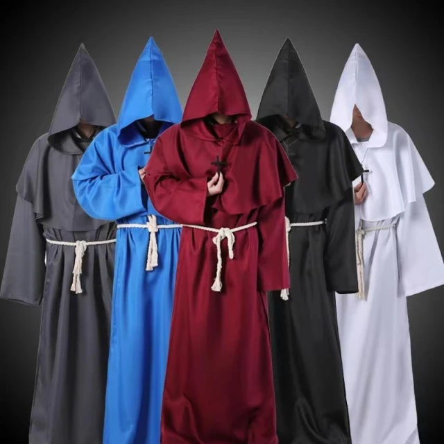 廢物專賣店 中世紀僧侶裝 修士袍 巫師服 萬聖節服裝 萬聖節 化妝舞會 變裝派對 cosplay 交換禮物 生日禮物