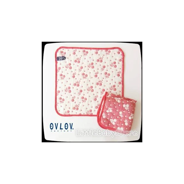 【OVLOV】日本製六層紗小手巾/嬰幼兒手帕/口水巾/方巾(25x25cm)/1入