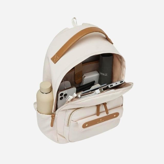 Nordace】Guella Backpack-黑色/米色/棕色 display picture 1