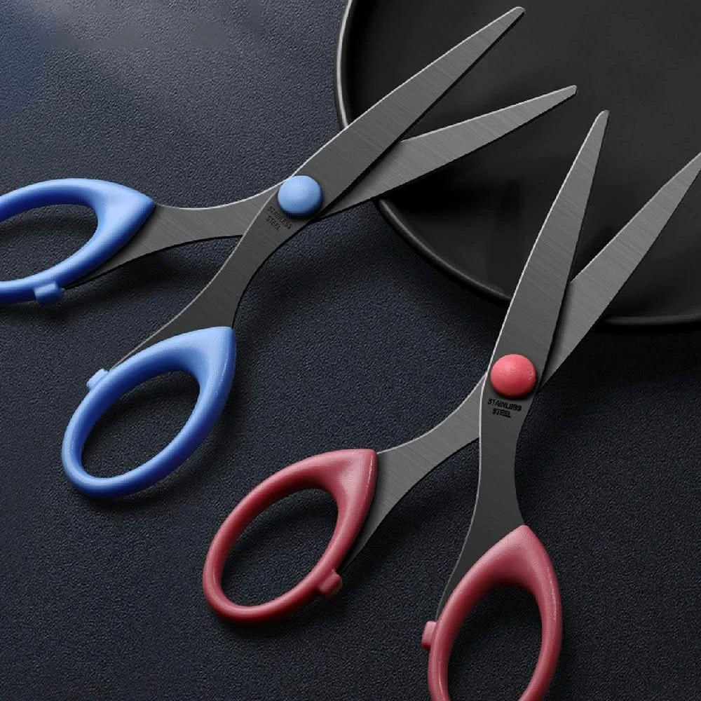 【JOEKI】不銹鋼黑刃剪刀 不鏽鋼黑刃剪刀 黑刃剪刀 剪刀 不鏽鋼剪刀 黑色剪刀 事務剪刀 美工剪刀 手工剪刀 JJ0665