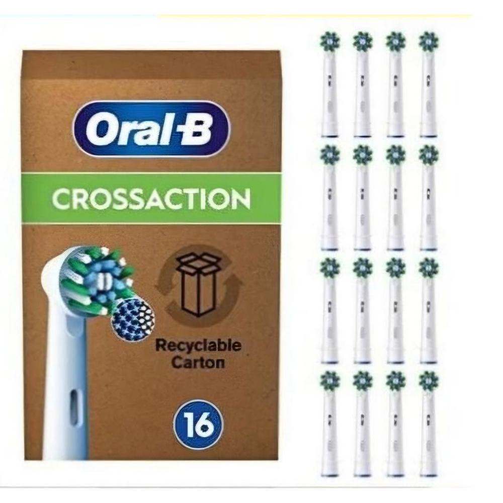 【Oral-B 歐樂B】（現貨）2023年 新版 德國 百靈 原廠 Oralb 歐樂B 刷頭 電動牙刷 EB50 Pro 多角 清潔 盒裝16入