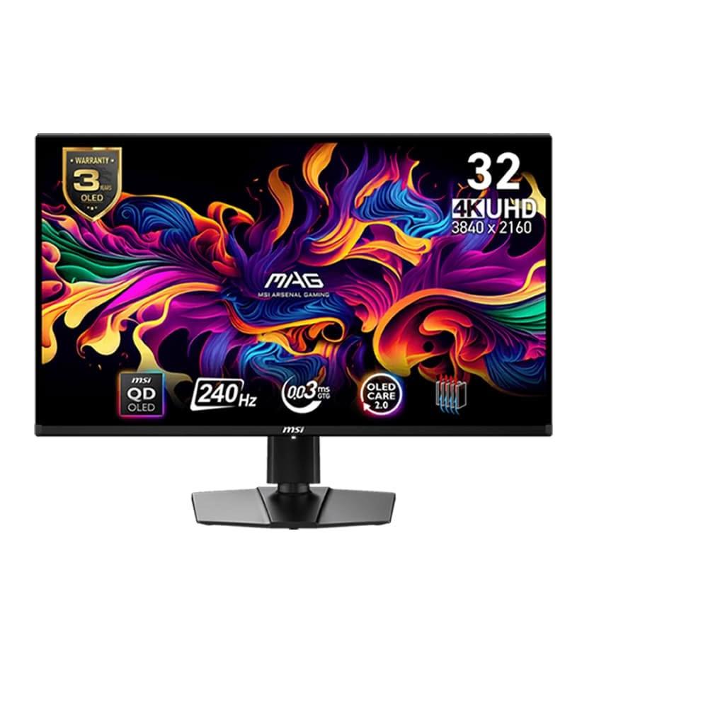 【MSI 微星】MAG 321UPX QD-OLED 電競螢幕 32吋 QD-OLED UHD 240Hz 0.03ms HDR