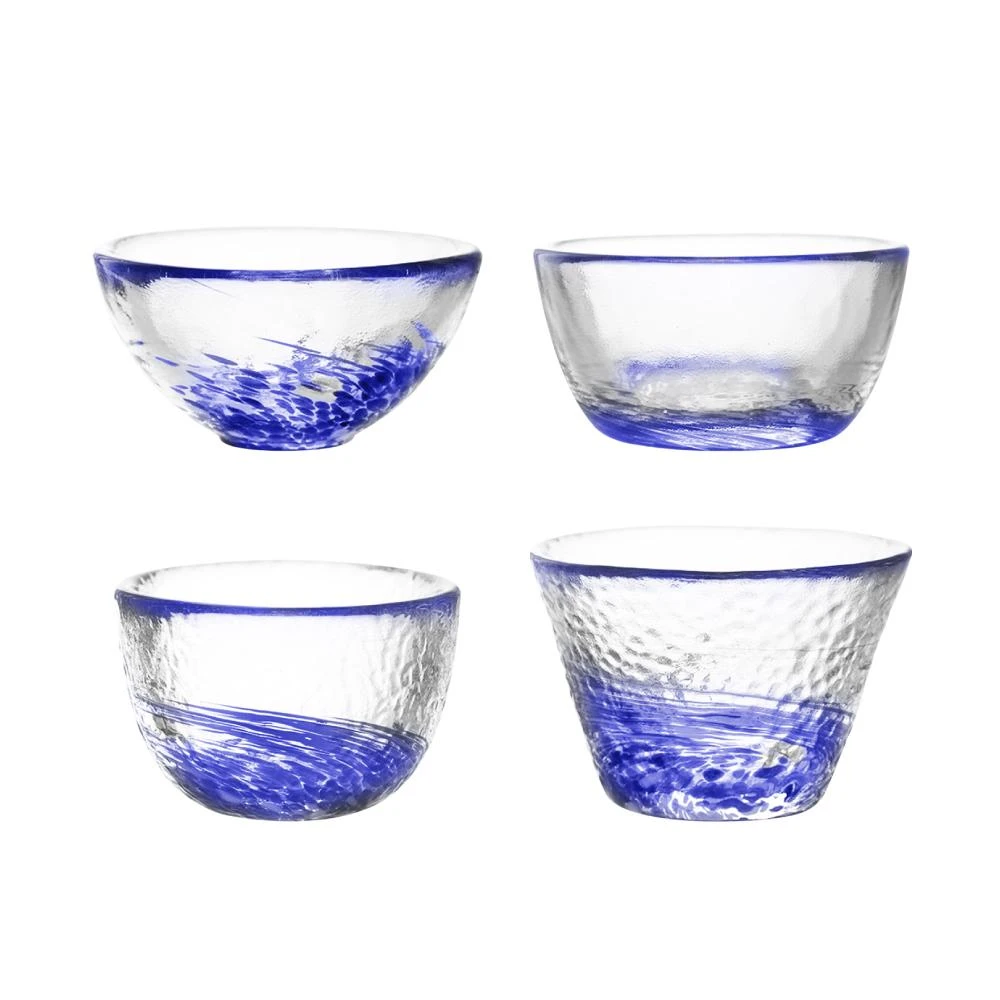 日式琉璃淺酒杯35ml/40ml/50ml/345ml日本酒杯 清酒杯 燒酒杯 烈酒杯 小豬口杯 平杯 喇叭口杯 小酒杯