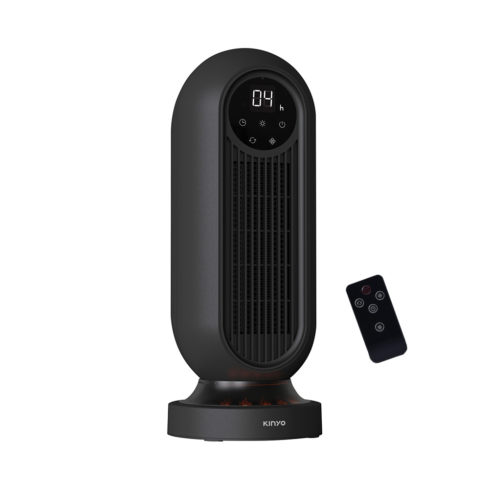 【KINYO】微電腦遙控陶瓷電暖器EH-200