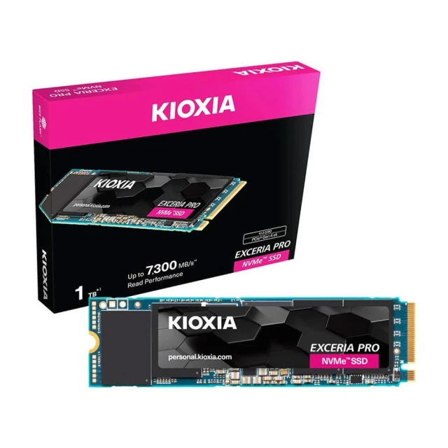 【KIOXIA 鎧俠】Exceria PRO 1TB Gen4x4 M.2 2280 PCIe NVMe(SSD/固態硬碟)
