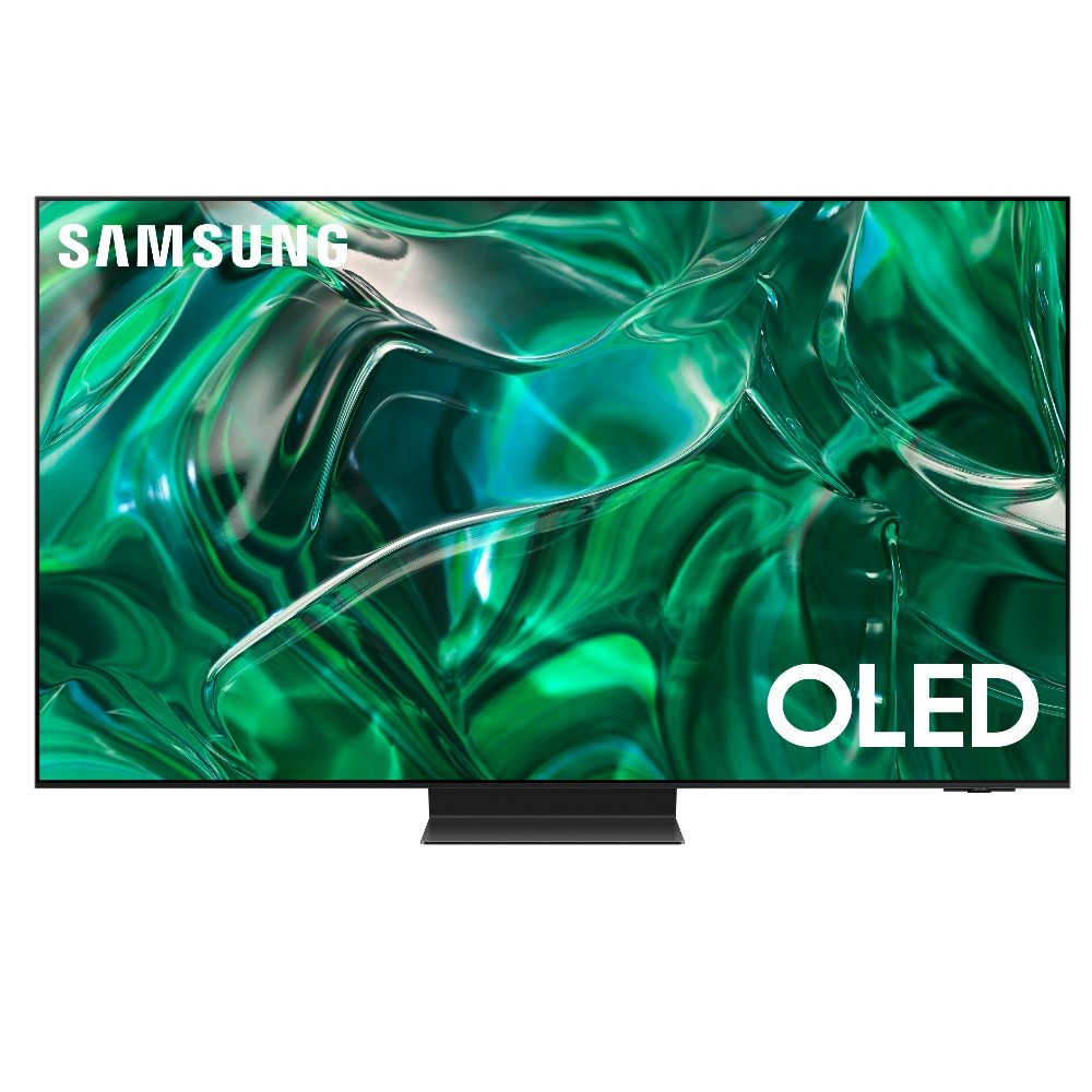 三星 QA55S95CAXXZW 55 吋 OLED 4K 智慧顯示器，採用先進 4K UHD 解析度（3,840 x 2,160），呈現細膩畫質與生動色彩。支援 HDMI 4 組、USB 3 組端子，內建環繞音效及睡眠定時功能，適閤家庭娛樂與日常觀賞。具備 16:9 螢幕比例，越南原產地，享 2 年保固，BSMI 認證安全可靠。
