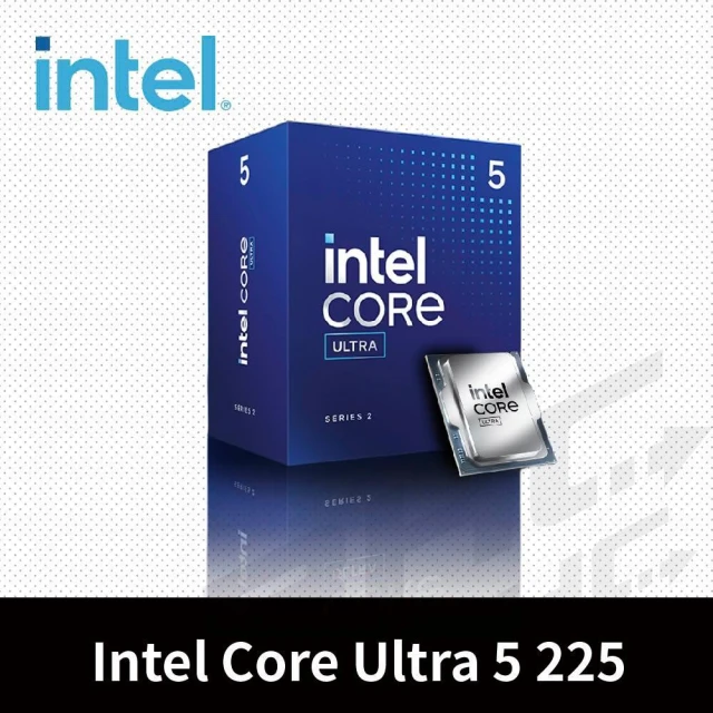Intel 英特爾】Core Ultra 5 225 十核/LGA1851/含內顯/含風扇/CPU處理器