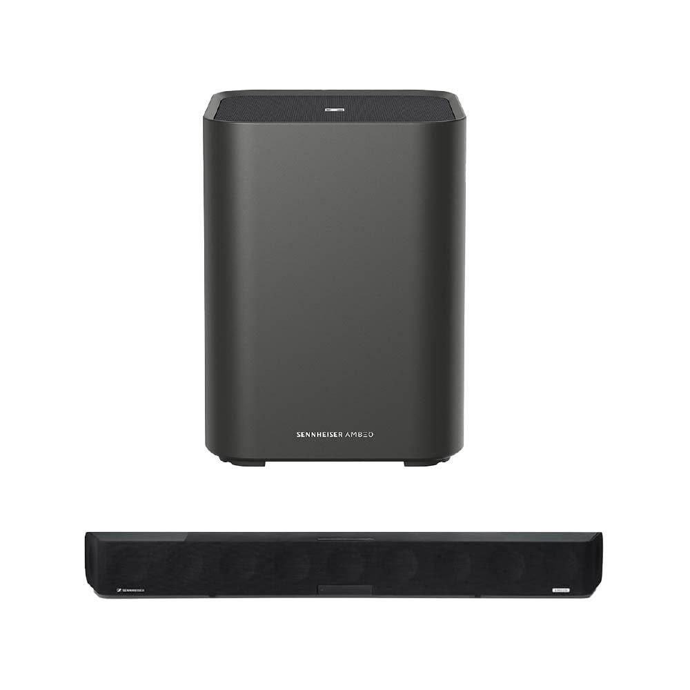 【SENNHEISER 森海塞爾】AMBEO Max + AMBEO Sub 13單體旗艦杜比天空聲霸重低音組